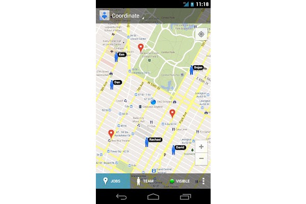 Новый сервис Google Координатор покажет положение людей на карте